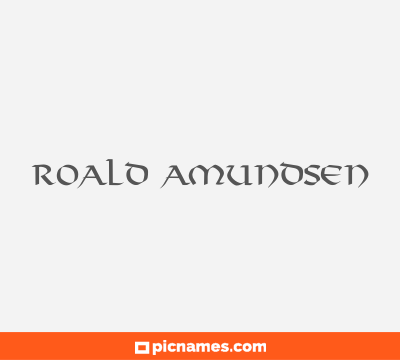 Roald Amundsen